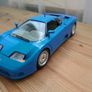 Bburago Bugatti EB110 (1991) Blue - 1:18 Scale Diecast Model Car Image 3