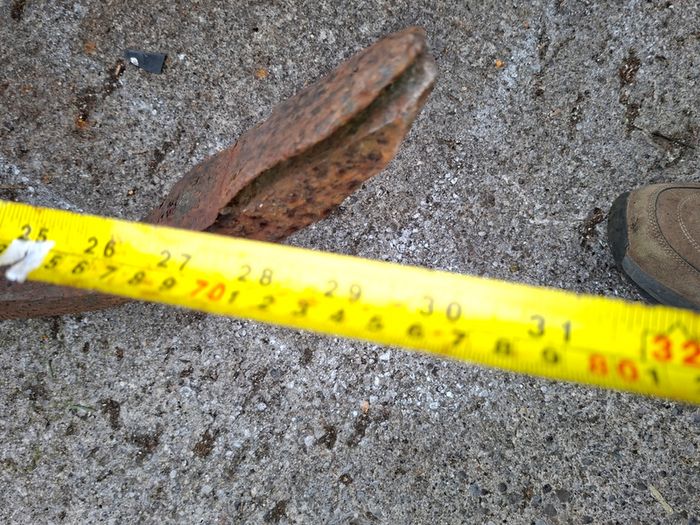 Very Large Heavy 19th Century Wrought Iron Anchor