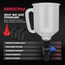 19pcs 1.5L Overfill Leak-proof Engine Coolant Funnel Set Image 4