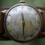 Vintage 1923 Dowel Deluxe 9ct Solid Gold Gents Wrist Watch - 17 jewels Antimagnetic Swiss Made(engraved Esso 1923) in working order Image 2