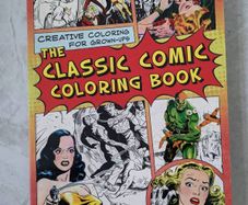 The Classic Comic Colouring book for Adults