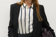 Ladies M&amp;S Black Ruched Blazer: Size 10