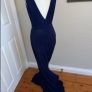 Julian Boutique deep blue occasion dress size 12 Image 3