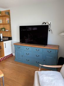Large Solid Wood Painted Pine Sideboard TV Unit 180cm