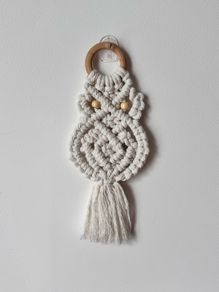 Handmade Macrame Owl