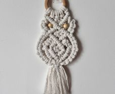 Handmade Macrame Owl