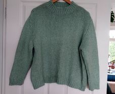 Zara mint green wool jumper size M