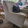 Sophia Patterned Accent Swivel Chair DFS Image 3