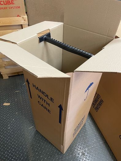 Wardrobe box for moving