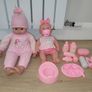 Doll's highchair, 2 dolls + accessories Image 3