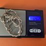 Vintage Sphere Bead Links Silver necklace 925 Image 2