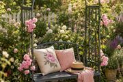 Rose Arch with Bench, Heavy-Duty Metal 2-Seater Decorative Garden Bench Trellis  Anthracite Grey