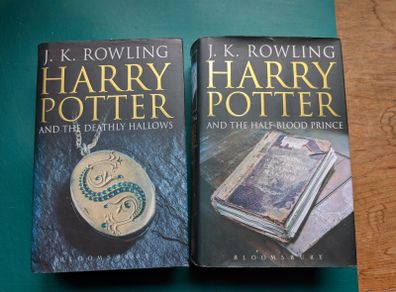 Harry Potter and the Half-Blood Prince / Deathly Hallows First Edition Hardbacks 2005