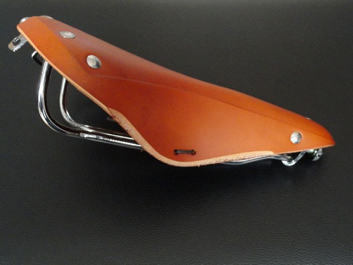 Heritage Cromo Premium Leather Saddle 280Mm 170Mm - Honey - See more at: http://lookyourbike.com/heritage-cromo-premium-leather-saddle-280mm-170mm-honey