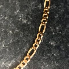 Solid Gold Figaro chain
