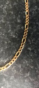 Solid Gold Figaro chain