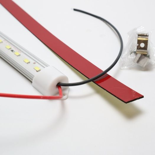 25133 12V 36 LED Car Interior Light Lamp Strip Bar On/Off Switch for Van Lorry Truck Camper Caravan Camping RV Caravan