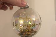 Baby's first Christmas personalised bauble