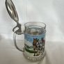 Beer Tankard with Pewter lid, made in west Germany, very good condition Image 4