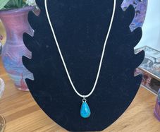 Eilat Stone Pendant 925 Silver Hallmarked