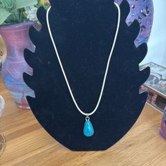 Eilat Stone Pendant 925 Silver Hallmarked
