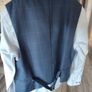 boys navy communion suit and shoes Image 4