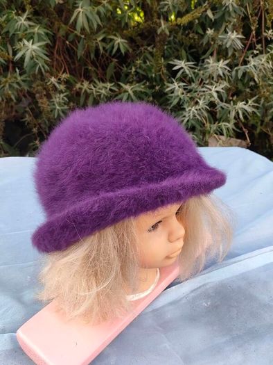 Vintage Italian Angora Fur Hat
