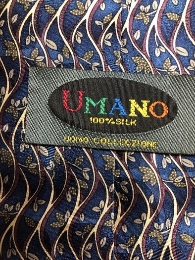Designer silk tie UMANO