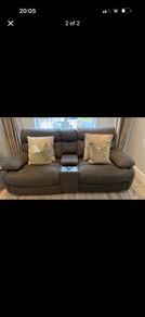 10 month old Harvey Norman 3 and 2 seater reclining sofa set