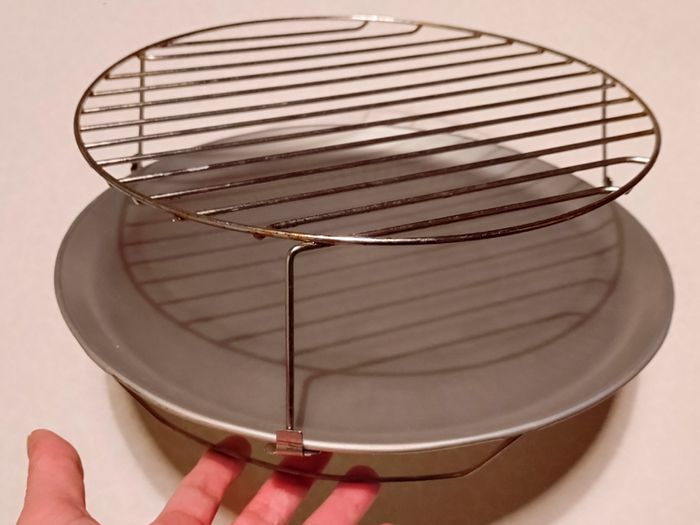 Light Metal Kitchen Tray (used).