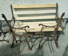 garden chair and chair ends