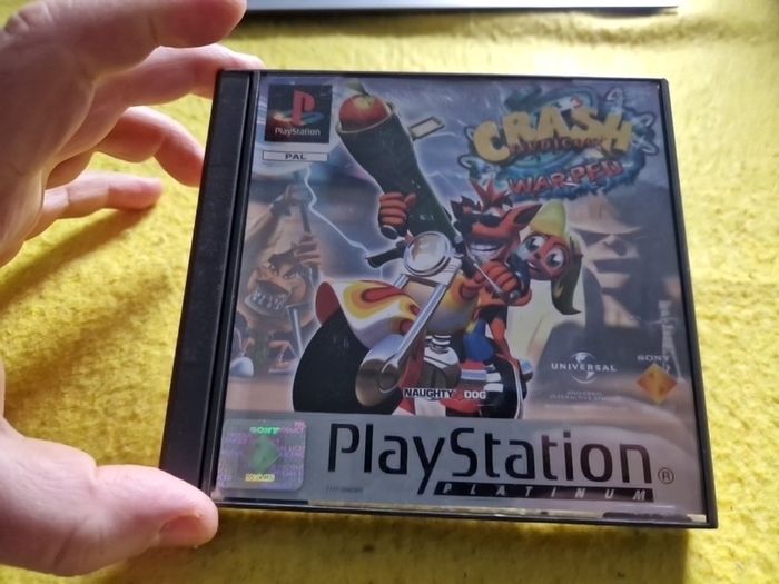 Crash Bandicoot 3 Warpped PlayStation1 Ps1 PlayStation2 Ps2 Games Original