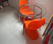 Coffee table and chairs