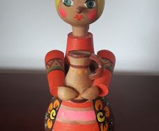 DOLL - Wooden Folk Art