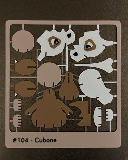 Cubone Assembly Kit Decorative Model