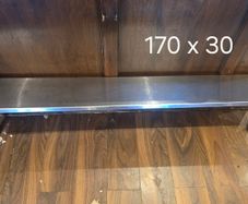 Stainless steel shelf