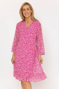 Carraig Donn Roisin Pink Knee Length Dress. Large