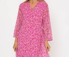Carraig Donn Roisin Pink Knee Length Dress. Large