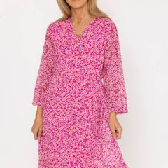 Carraig Donn Roisin Pink Knee Length Dress. Large