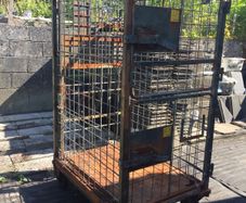 Roller cage trolley