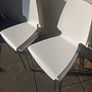 6 IKEA Vilmar stackable chairs - white Image 10