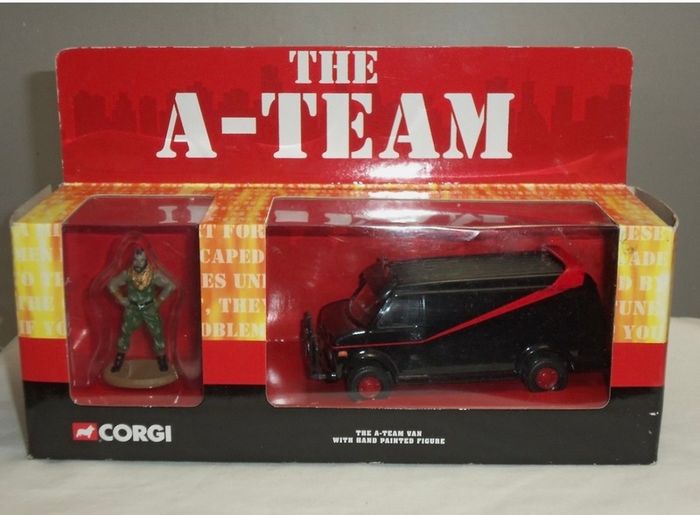 Corgi The A-Team Van with B.A. Baracus figure - boxed