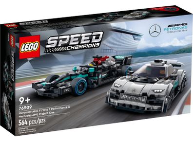 Lego Speed Champions Mercedes-AMG F1 W12 E Performance & Mercedes-AMG Project One 76909