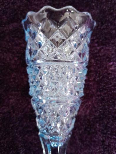 Vintage Pale Blue - Glass Vase