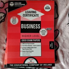 Edco Leaving Cert Exam Papers Business Higher Level
