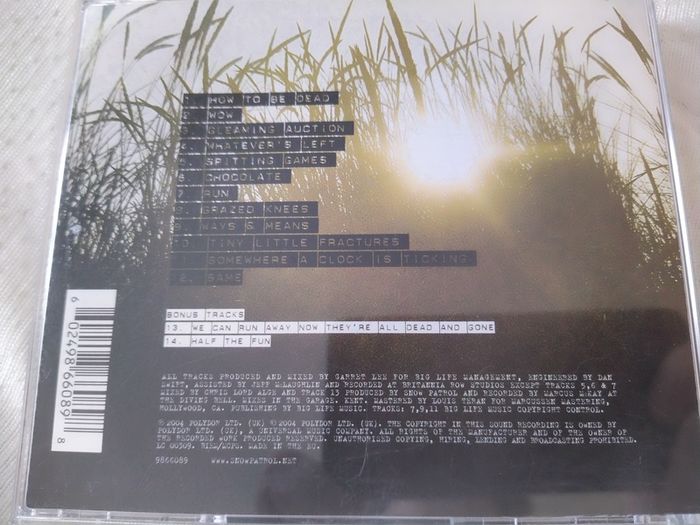Snow Patrol - Final Straw Cd