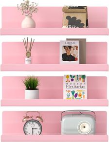WELDUN Floating Shelves, Set of 4 Wall Mounted Shelf