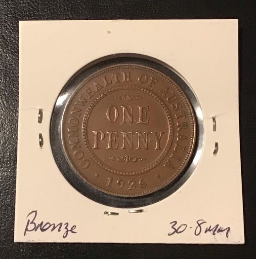 Australia 1926 GV One Penny