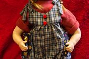Collectable Porcelain collector doll with stand