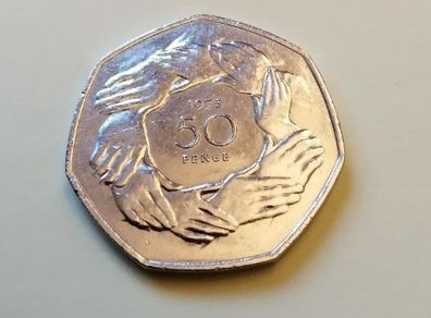 UK 1973 Elizabeth II 50 Pence for sale